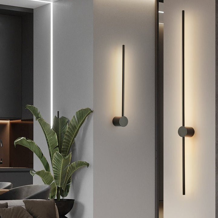 LinaGlow: Applique LED Lineare – Lampada da Parete Moderna per Soggiorno e Sala da Pranzo