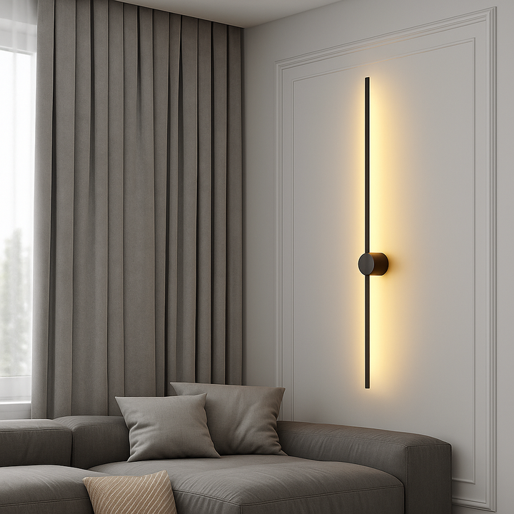 LinaGlow: Applique LED Lineare – Lampada da Parete Moderna per Soggiorno e Sala da Pranzo