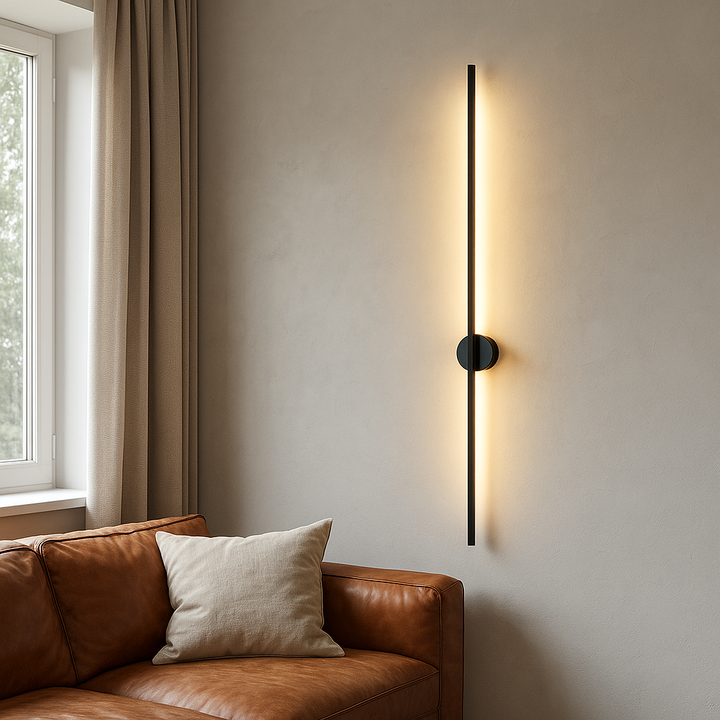LinaGlow: Applique LED Lineare – Lampada da Parete Moderna per Soggiorno e Sala da Pranzo
