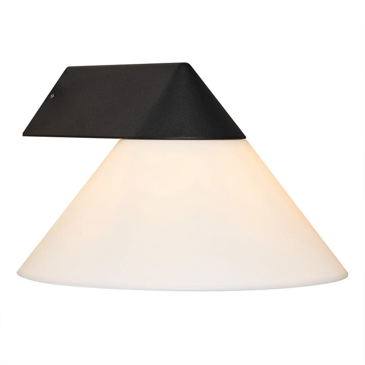 Luce da parete Linas, Nero/Opale