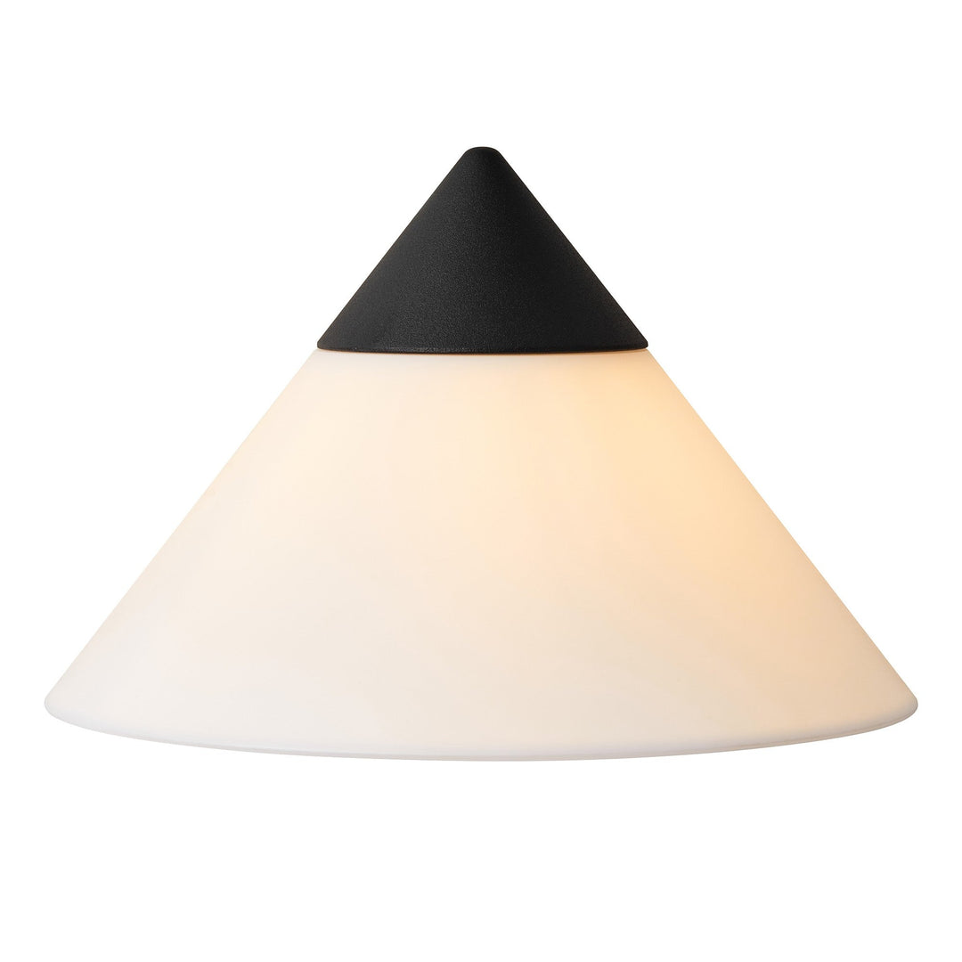 Luce da parete Linas, Nero/Opale