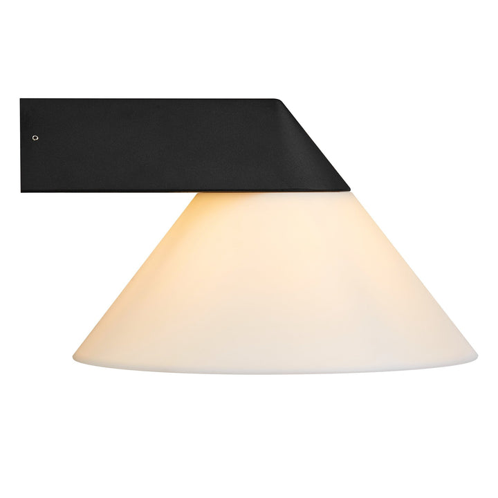 Luce da parete Linas, Nero/Opale