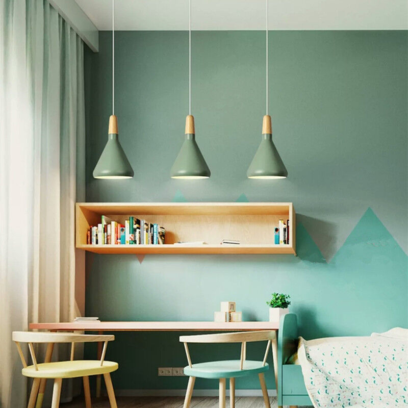 LineaMacaron: Lampada a sospensione creativa in legno moderna – decorativa ed efficiente per sala da pranzo e cucina