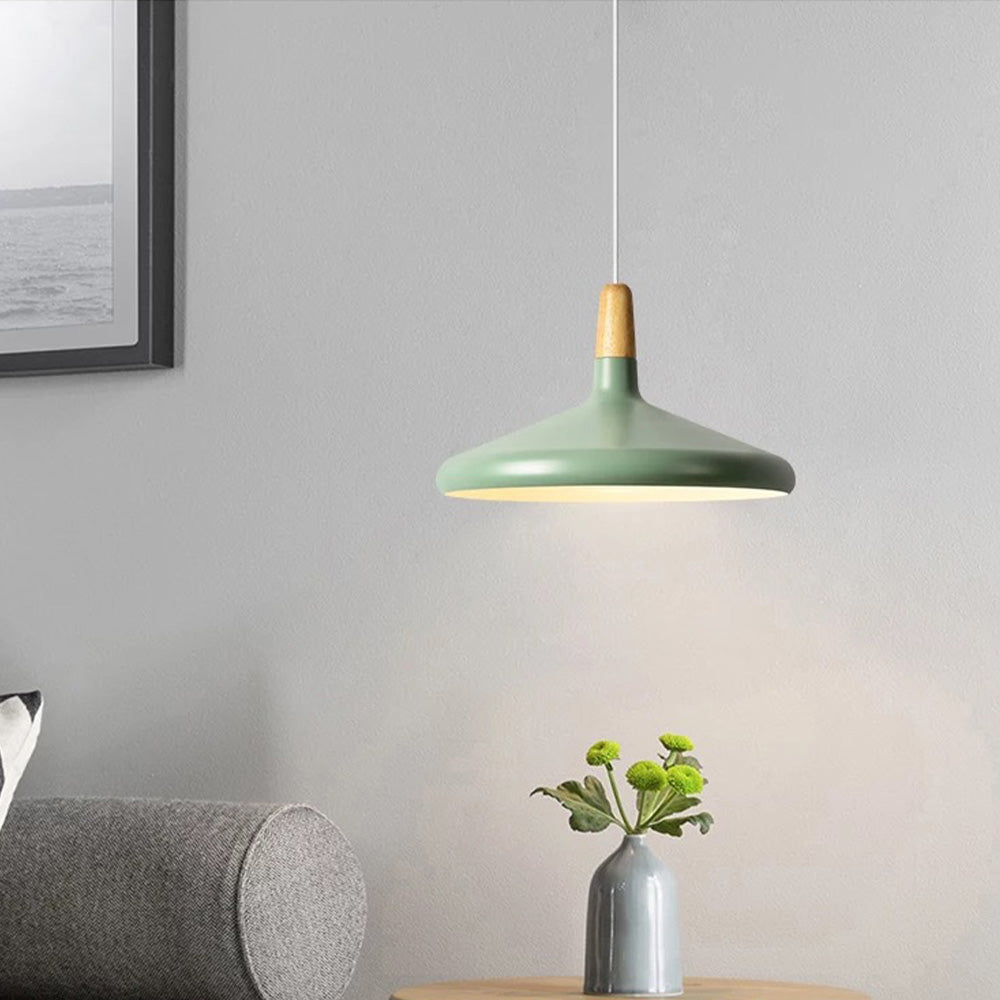 LineaMacaron: Lampada a sospensione creativa in legno moderna – decorativa ed efficiente per sala da pranzo e cucina