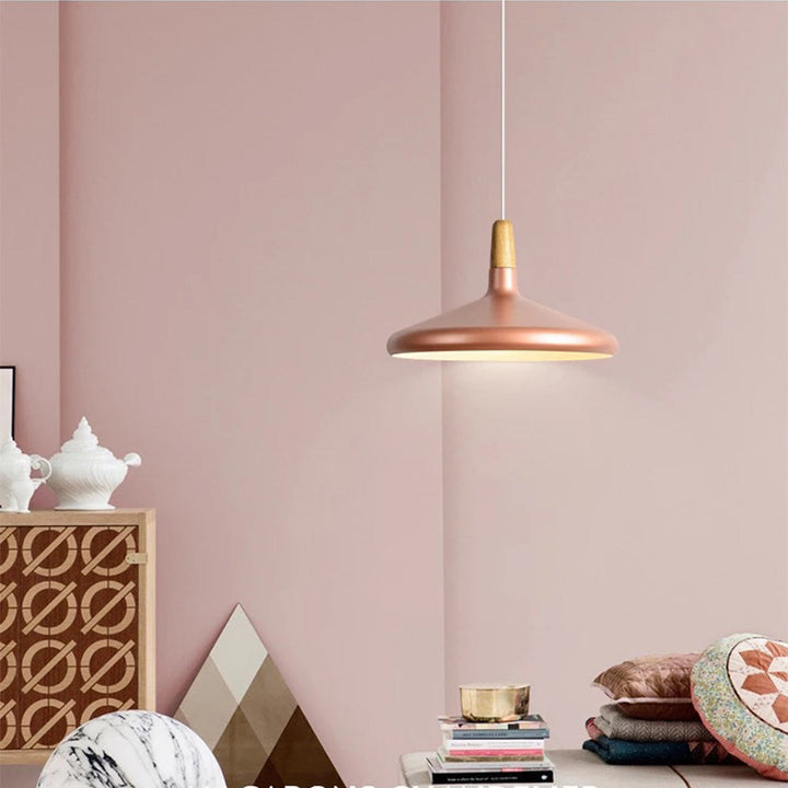 LineaMacaron: Lampada a sospensione creativa in legno moderna – decorativa ed efficiente per sala da pranzo e cucina