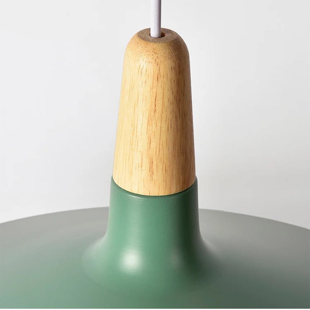 LineaMacaron: Lampada a sospensione creativa in legno moderna – decorativa ed efficiente per sala da pranzo e cucina