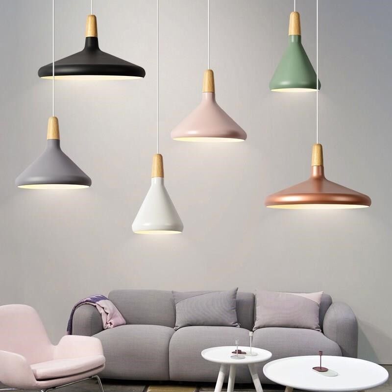LineaMacaron: Lampada a sospensione creativa in legno moderna – decorativa ed efficiente per sala da pranzo e cucina