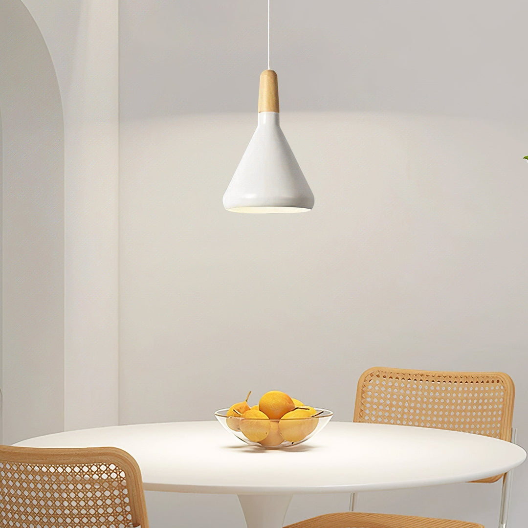 LineaMacaron: Lampada a sospensione creativa in legno moderna – decorativa ed efficiente per sala da pranzo e cucina