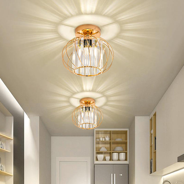 LineaScandi: Lampada da soffitto moderna in vetro con finitura nera – elegante e facile da pulire per corridoio e sala da pranzo