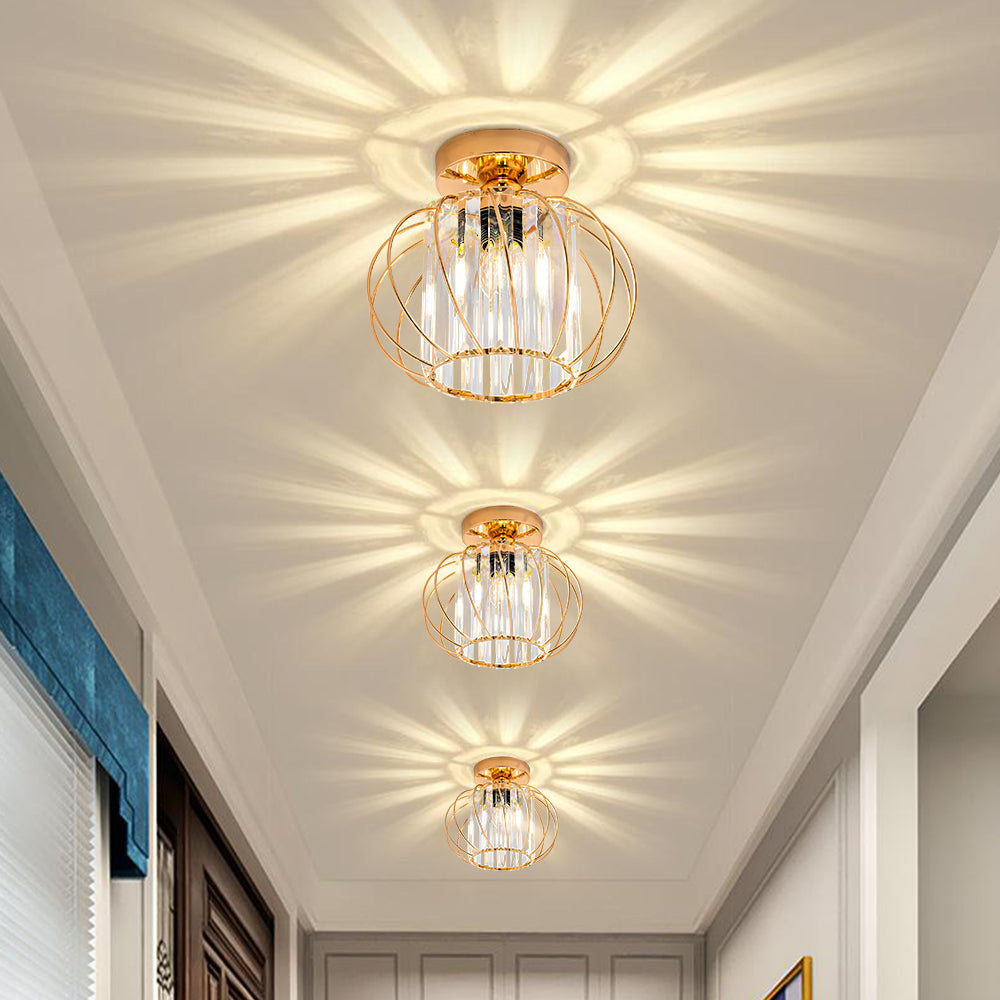 LineaScandi: Lampada da soffitto moderna in vetro con finitura nera – elegante e facile da pulire per corridoio e sala da pranzo