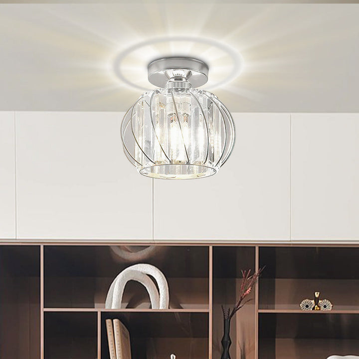 LineaScandi: Lampada da soffitto moderna in vetro con finitura nera – elegante e facile da pulire per corridoio e sala da pranzo