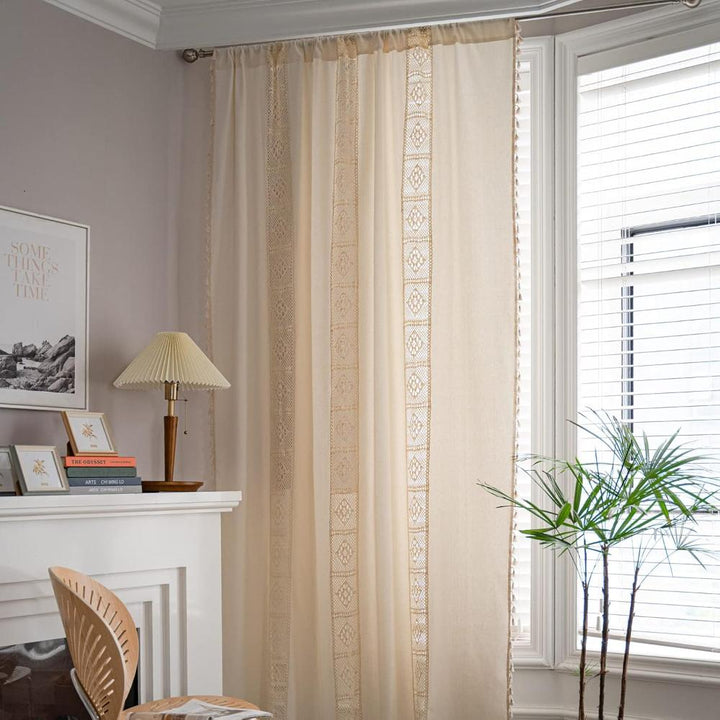 LinoBoho: Tendaggi in stile Boho – semitrasparenti e decorativi per il soggiorno