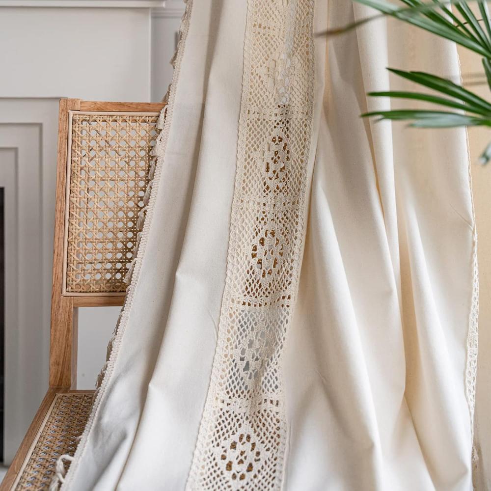 LinoBoho: Tendaggi in stile Boho – semitrasparenti e decorativi per il soggiorno
