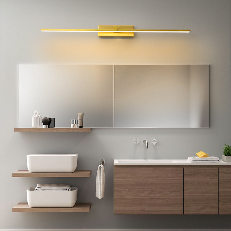 LinoLux: Lampada a specchio LED Lineare – Lampada da parete moderna per bagno e lavabo