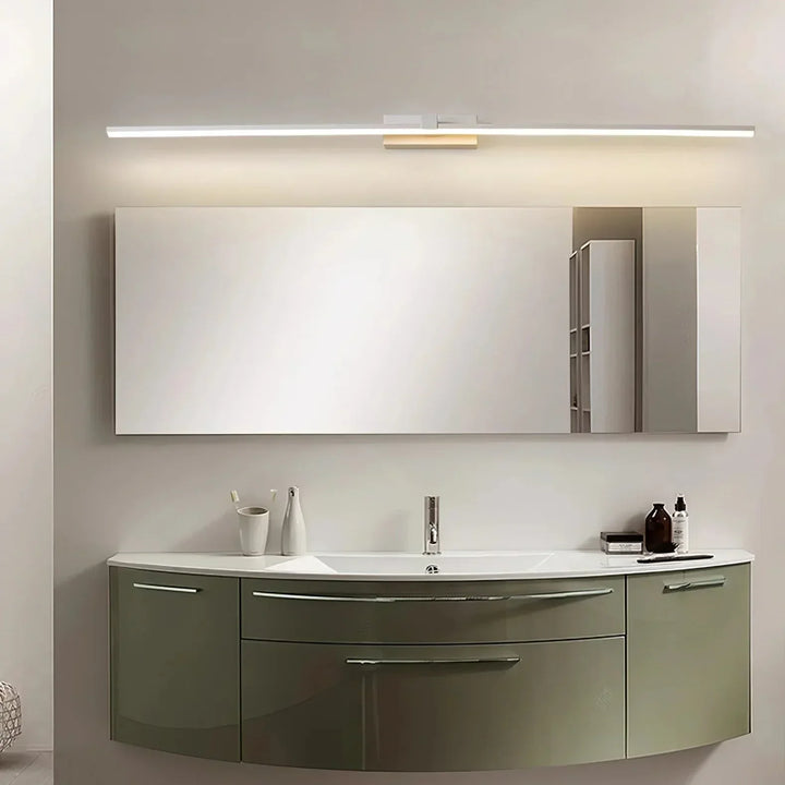 LinoLux: Lampada a specchio LED Lineare – Lampada da parete moderna per bagno e lavabo