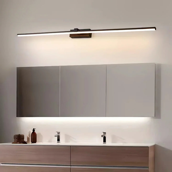 LinoLux: Lampada a specchio LED Lineare – Lampada da parete moderna per bagno e lavabo