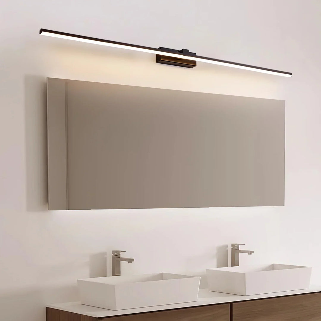 LinoLux: Lampada a specchio LED Lineare – Lampada da parete moderna per bagno e lavabo