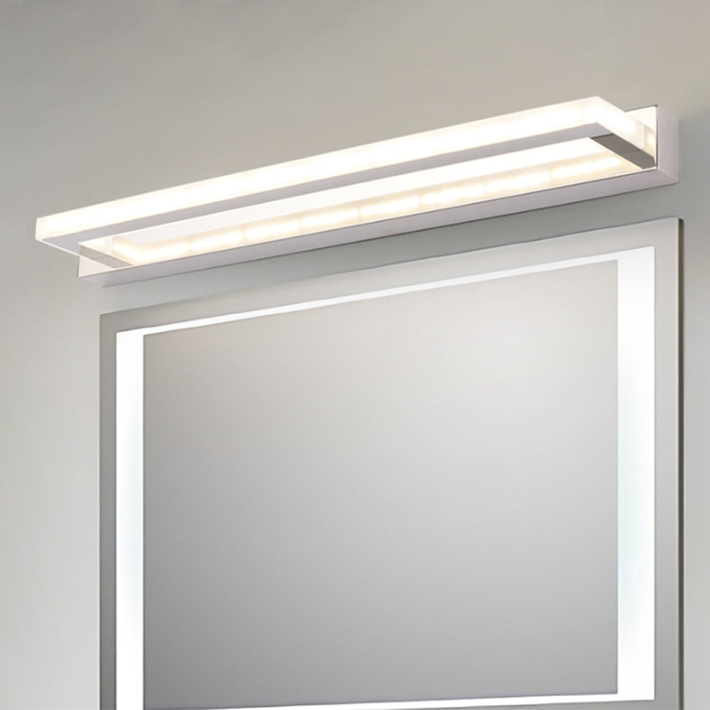 Liora Applique LED con Frontale a Specchio Rettangolare – Luce Moderna per Camera da Letto e Bagno