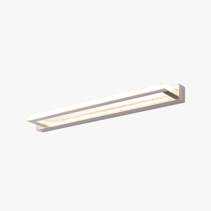 Liora Applique LED con Frontale a Specchio Rettangolare – Luce Moderna per Camera da Letto e Bagno