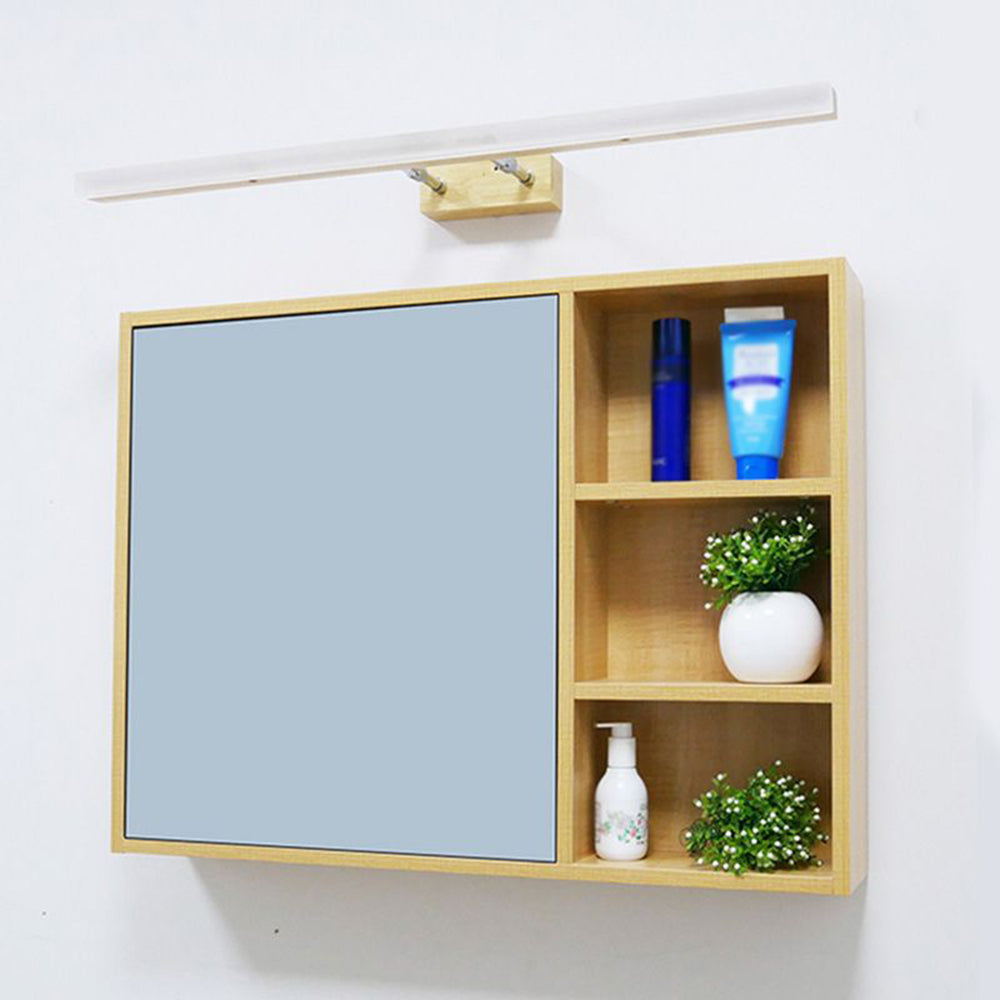 LioraBeam: Applique Classica in Legno e Metallo – Lampada LED per Bagno e Soggiorno