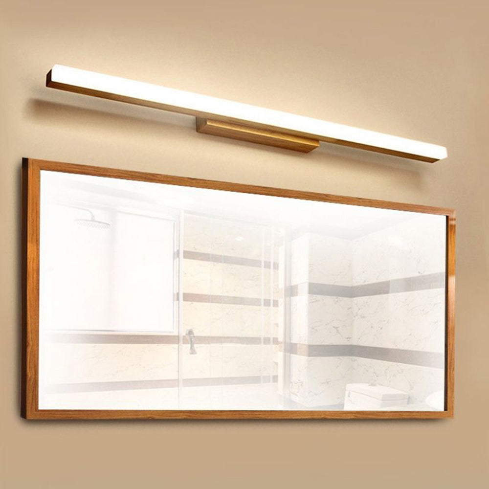 LioraBeam: Applique Classica in Legno e Metallo – Lampada LED per Bagno e Soggiorno