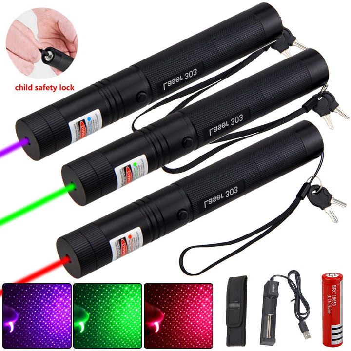 Punta laser ricaricabile a lungo raggio