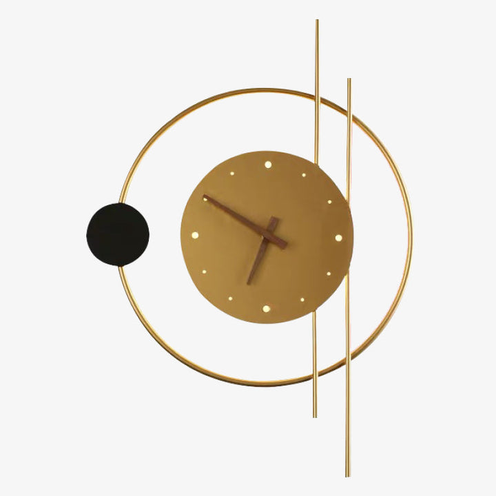 Loriva: Applique LED rotonda in design orologio – per camere da letto e soggiorni