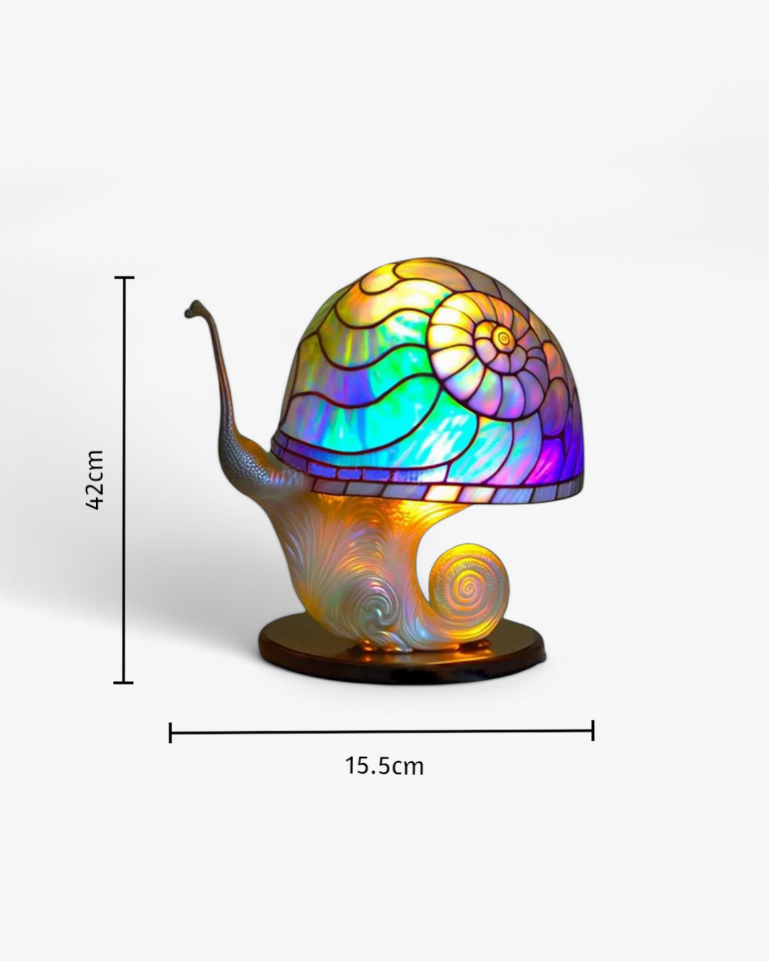 LumaPilz: Lampada da tavolo di design in resina con forma di fungo e illuminazione ambientale – per soggiorno e camera da letto