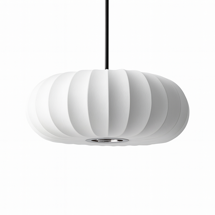 LumaSilk: Lampadario in Tessuto di Seta – Lampada LED Design per Soggiorno