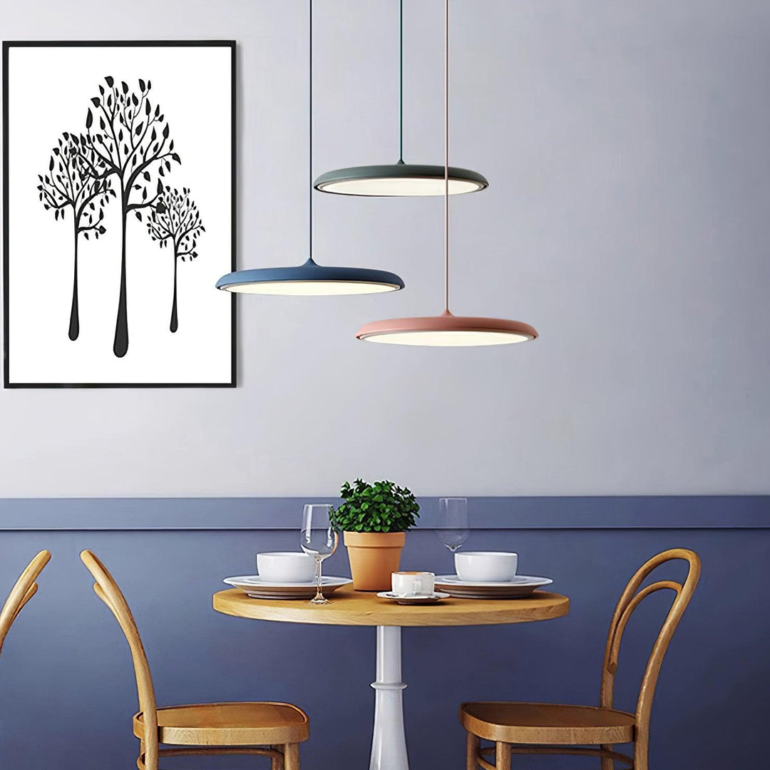 Lumara: Lampada a sospensione LED moderna in colori Macaron – per sala da pranzo e cucina