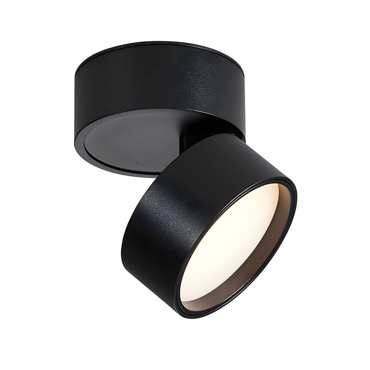 LumenFlex: Piccola lampada da soffitto LED in alluminio moderna – regolabile e funzionale per soggiorno e camera da letto