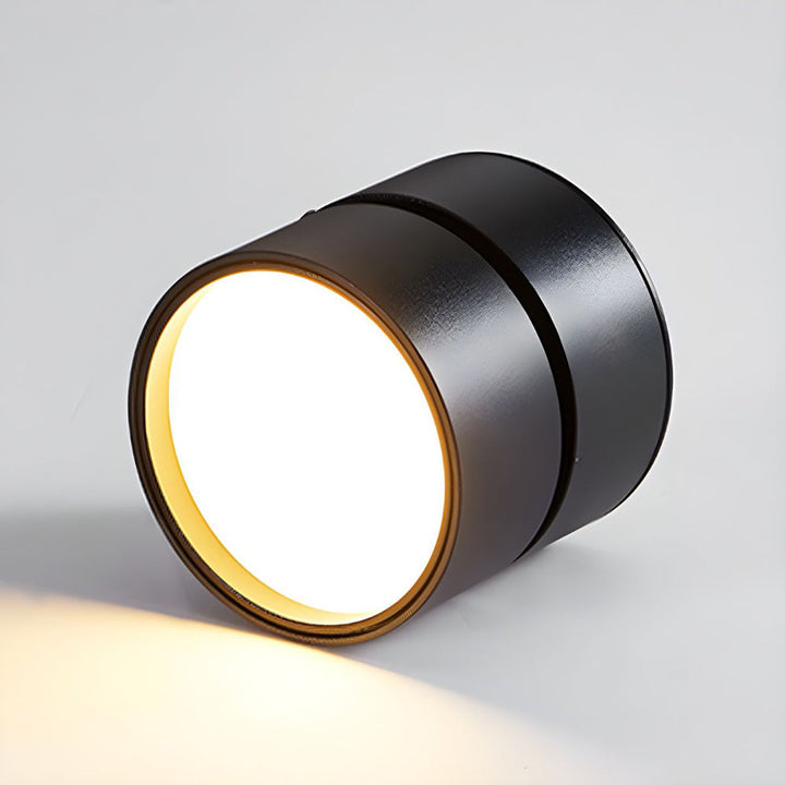 LumenFlex: Piccola lampada da soffitto LED in alluminio moderna – regolabile e funzionale per soggiorno e camera da letto