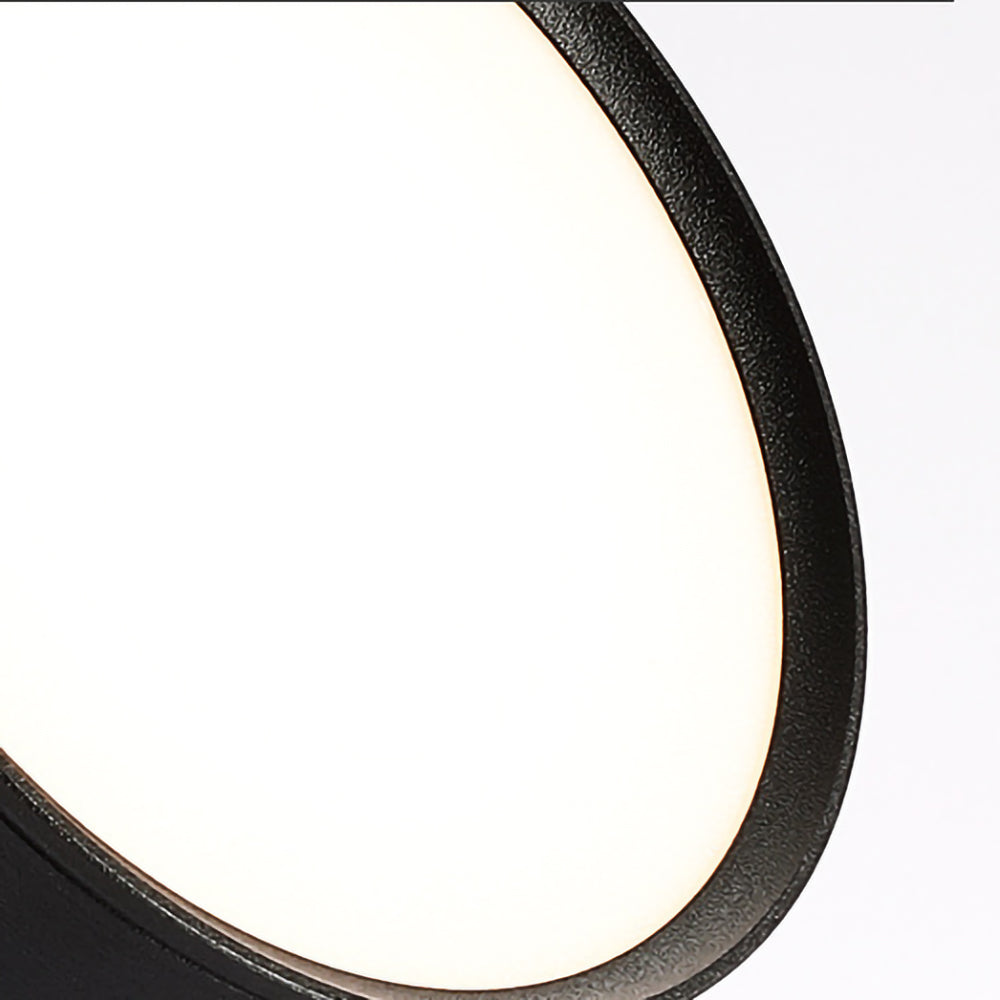 LumenFlex: Piccola lampada da soffitto LED in alluminio moderna – regolabile e funzionale per soggiorno e camera da letto