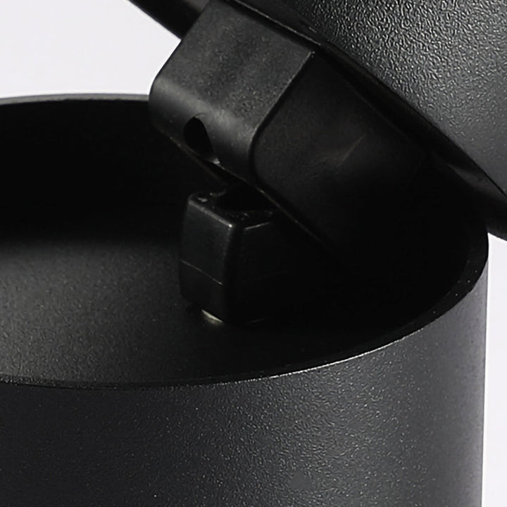 LumenFlex: Piccola lampada da soffitto LED in alluminio moderna – regolabile e funzionale per soggiorno e camera da letto