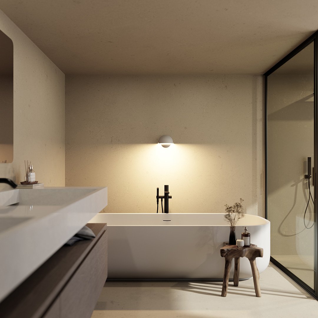 LumiAqua: Applique LED – Luce Bianco Caldo