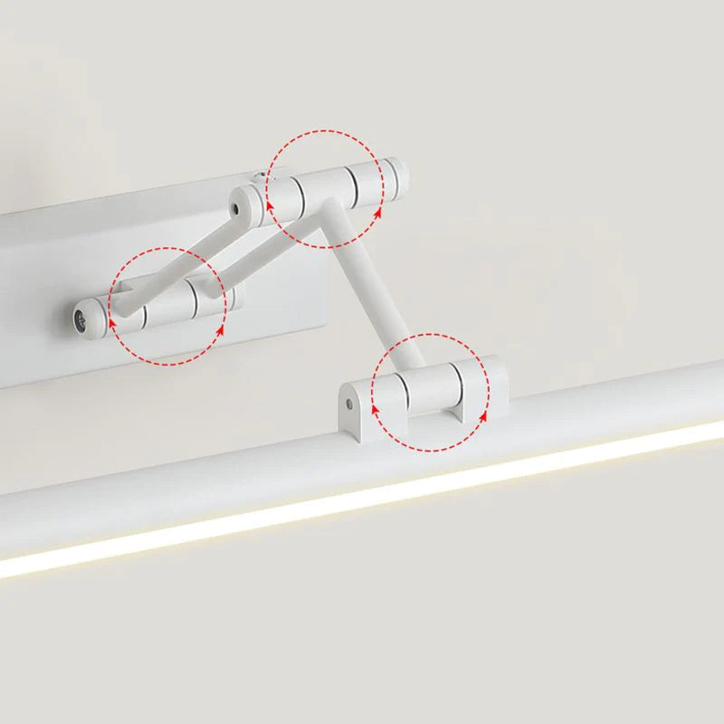 LumiAris: Applique LED da Interno Moderna in Metallo e Acrilico – per Bagni, Camere da Letto e Soggiorni