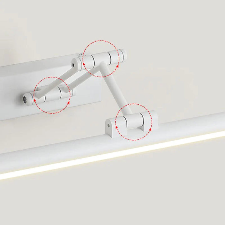 LumiAris: Applique LED da Interno Moderna in Metallo e Acrilico – per Bagni, Camere da Letto e Soggiorni