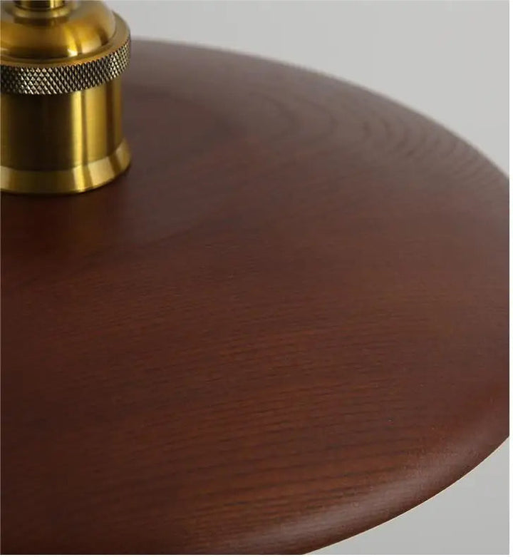 LumiArte: Lampada a sospensione in legno con vetrate – Luce LED moderna per sala da pranzo e soggiorno