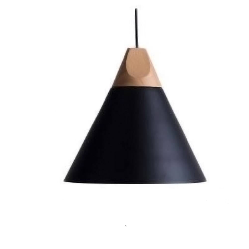 LumiBard: Lampada a sospensione in legno scandinavo in metallo e rovere – ideale per camere dei bambini e angoli lettura