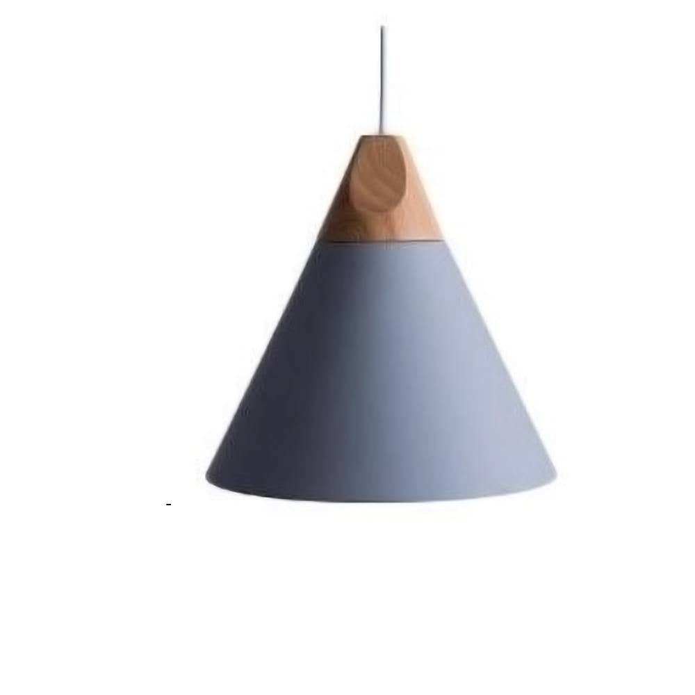 LumiBard: Lampada a sospensione in legno scandinavo in metallo e rovere – ideale per camere dei bambini e angoli lettura