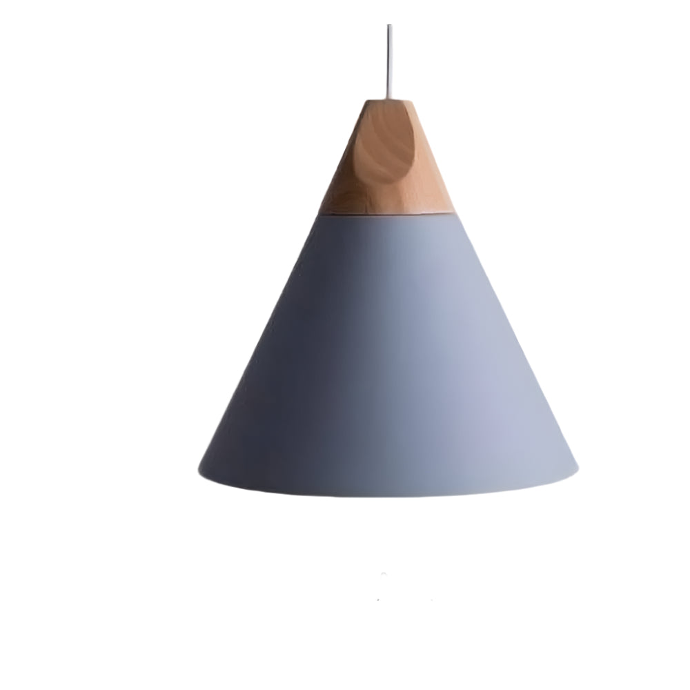 LumiBard: Lampada a sospensione in legno scandinavo in metallo e rovere – ideale per camere dei bambini e angoli lettura