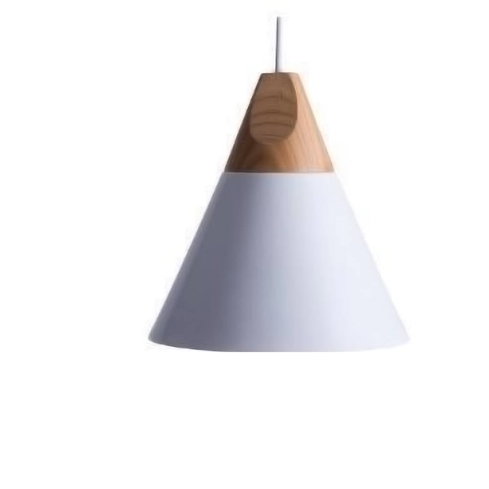 LumiBard: Lampada a sospensione in legno scandinavo in metallo e rovere – ideale per camere dei bambini e angoli lettura