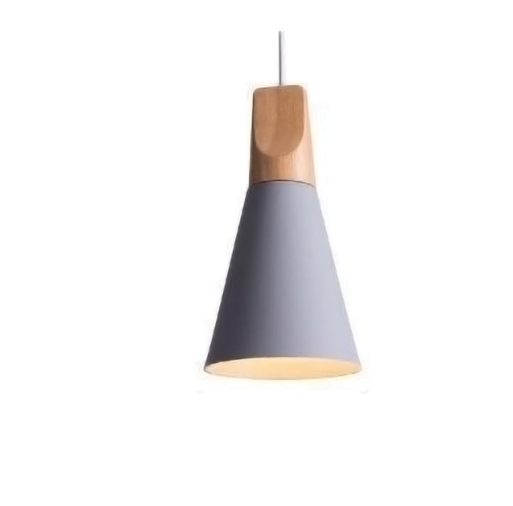 LumiBard: Lampada a sospensione in legno scandinavo in metallo e rovere – ideale per camere dei bambini e angoli lettura
