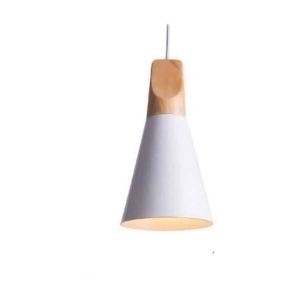 LumiBard: Lampada a sospensione in legno scandinavo in metallo e rovere – ideale per camere dei bambini e angoli lettura