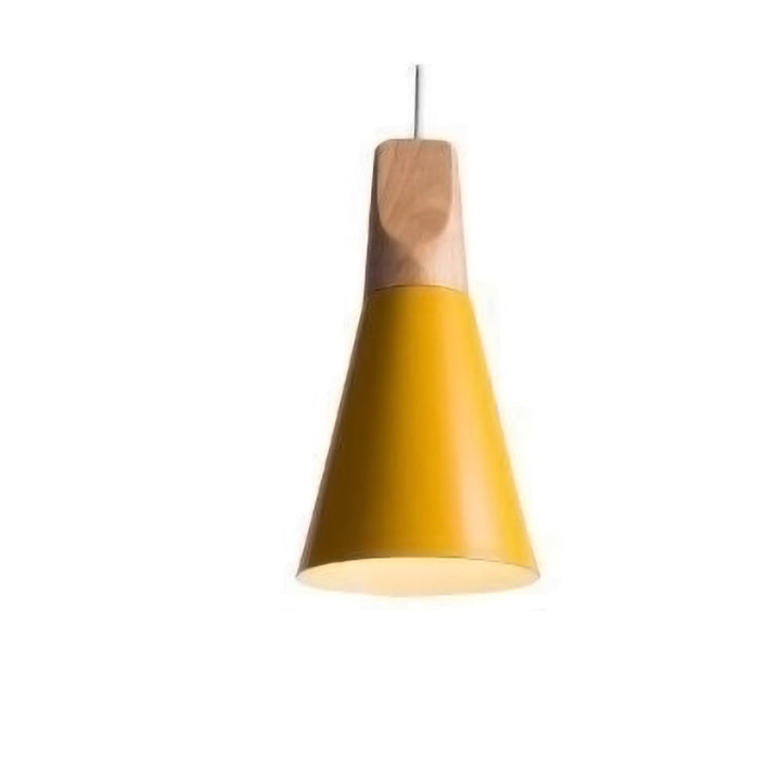 LumiBard: Lampada a sospensione in legno scandinavo in metallo e rovere – ideale per camere dei bambini e angoli lettura
