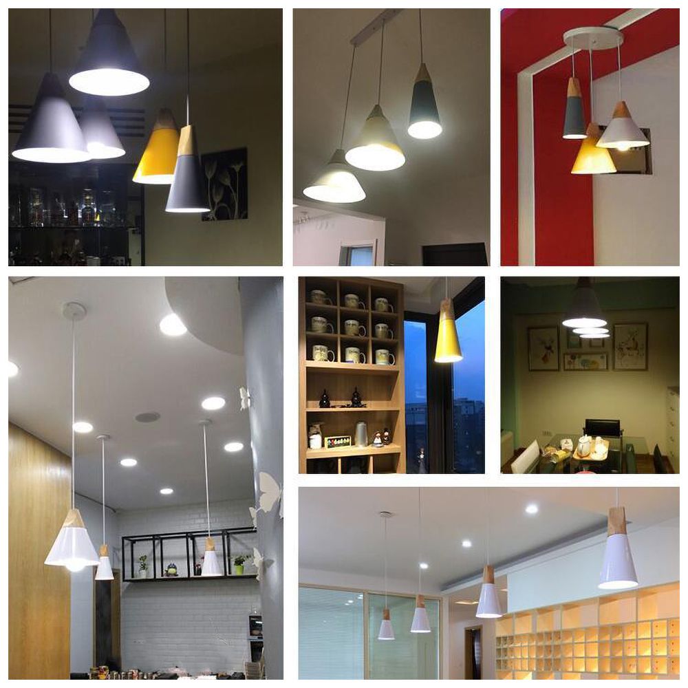 LumiBard: Lampada a sospensione in legno scandinavo in metallo e rovere – ideale per camere dei bambini e angoli lettura