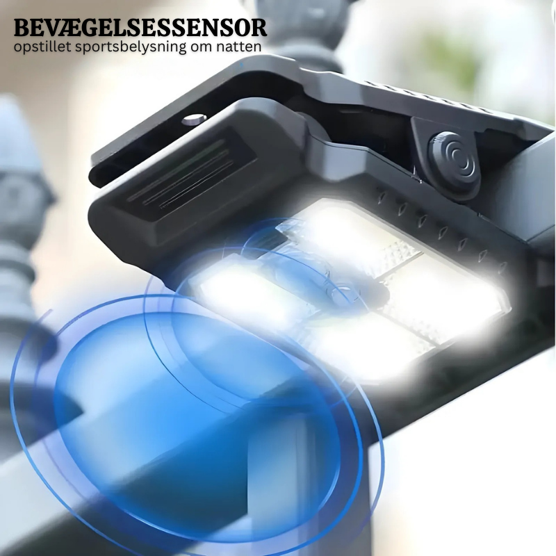 LumiClip™ – Lampe à Clip Solaire avec Capteur de Mouvement