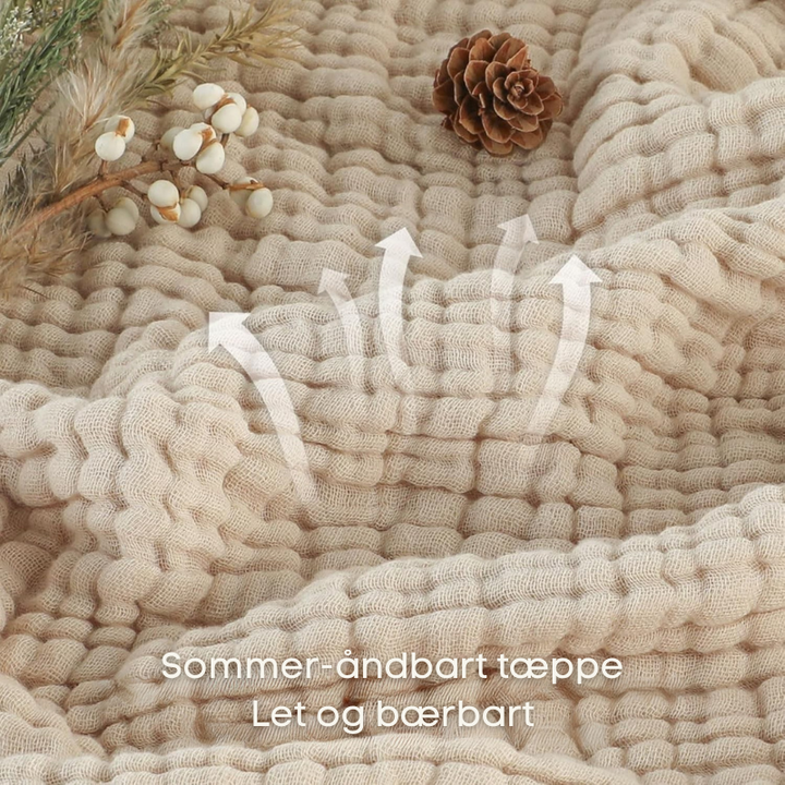 CozyHaven™ – Coperta in Mussola Traspirante