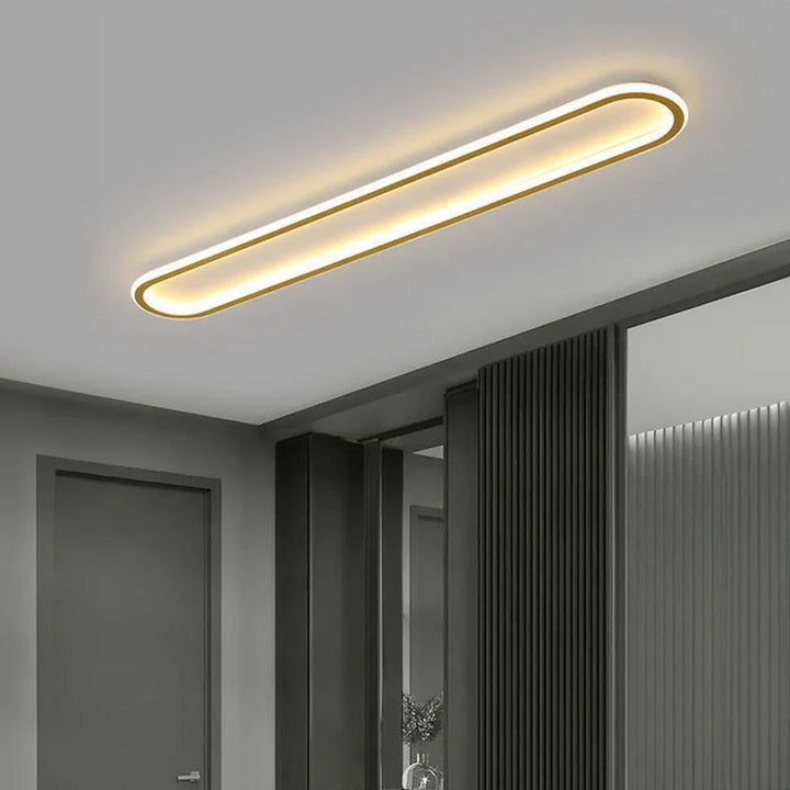 LumiCorr: Lampada a soffitto LED sottile con look moderno e luce uniforme – per corridoi e aree living
