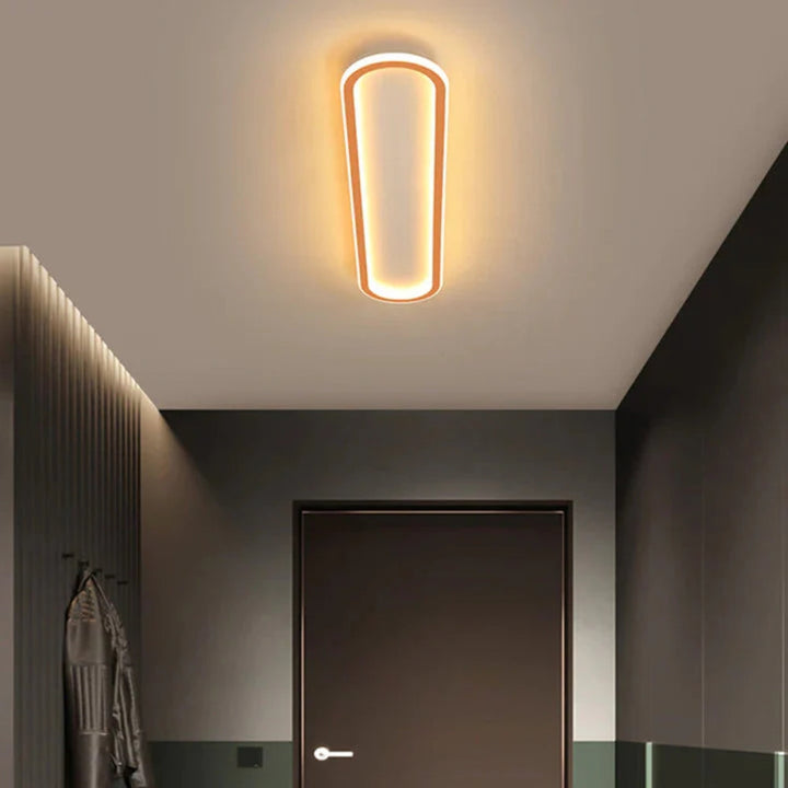 LumiCorr: Lampada a soffitto LED sottile con look moderno e luce uniforme – per corridoi e aree living